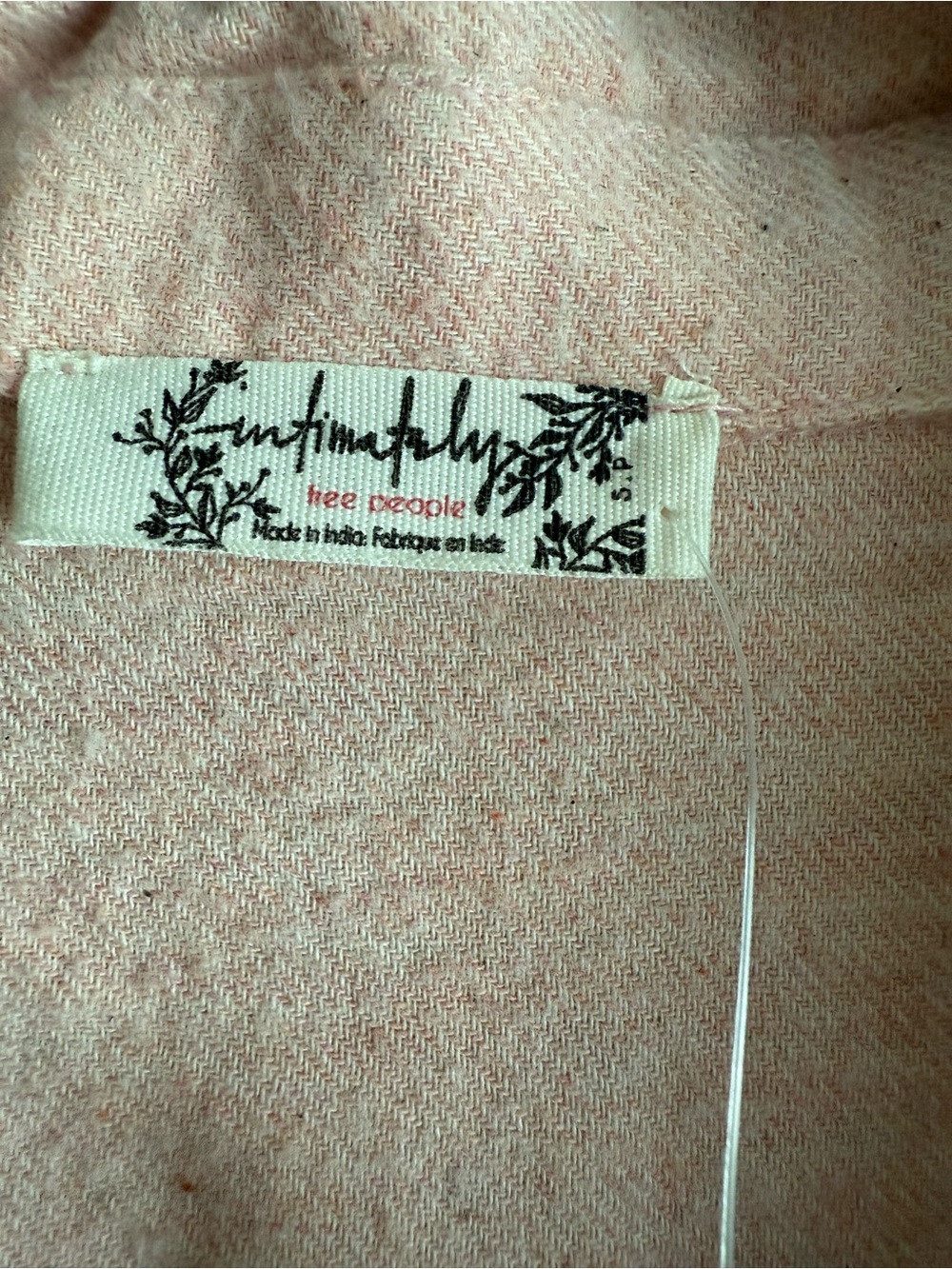 Free People Close to Home Flannel Set Neon Peach - Picture 6 of 10